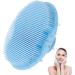 Facial Brush Multifunctional Silicone Face Scrubber Hand Scrubber Waterproof Facial Cleansing Brushes for Skin Cleansing for Deep Cleansing Virtcooy Blue - Buy Online on GoSupps.com
