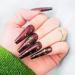 Clear Long Coffin Shaped Fake Nails - 100pcs Full Cover Acrylic Nail Tips Kit with Nail File & Cuticle Pusher - Salon Quality Artificial Nails for DIY Nail Art - Ballerina Style - Buy Online on GoSupps.com