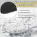 Silicone Body Scrubber with Storage Hook - Reusable Cleansing Brush for Deep Exfoliation - Black Hexagon Design - Buy Online on GoSupps.com