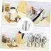 Milisten 2pcs Sauce Pot Olive Oil Cruet Kitchen Oil Soy Sauce Bottle Oil Drip Dispenser Oil Vinegar Cruet Bottle Household Vinegar Bottle Olive Oil Pourer Water Bottle Stainless Steel Metal 18.5X14.5X11CMx2pcs Silverx2pcs - Buy Online on GoSupps.com