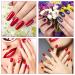 8-Piece Nail Brush Set Acrylic Double-End Brushes Nail Art Sponge & Dotting Tools for Perfect DIY Nail Designs - Buy Online on GoSupps.com