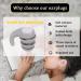 Soft Reusable Swimming Ear Plugs - Waterproof Silicone Noise Reduction for Adults - Grey - Buy Online on GoSupps.com