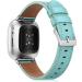 Fintie Genuine Leather Band for Fitbit Versa 3/Sense - Tiffany Blue Replacement Strap - Buy Online on GoSupps.com