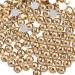 Beadsland 1440 pieces flat back rhinestones nail crystals rhinestones for nails lighter citrin ss6 (1.9-2.0mm) Heller Citrin SS6/1440PCs