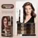  Grgowe Brown-Nourishing Hair Colour Cream Vegetable Hair Colour Dye Instant Shampoo Fast Coloring Uniform Grey Hair Coverage Suitable for All Hair Types - Buy Online on GoSupps.com