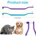 2-Piece Cat Toothbrush Set - Double-Sided Cleaning Brush for Kittens & Cats | Microbe Brush Head & Curved Handle | Deep Cleaning Accessories (Blue Purple) - Buy Online on GoSupps.com