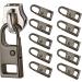 Shakven Removable Zipper Pull Zipper Repair Detachable Metal Zipper Pulls Replacement - Sturdy Removable Zipper Pulls Tab Zipper Handle Mend Fixer for Easy Zipper Repair Black Copper - Buy Online on GoSupps.com