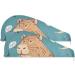 Cute Doodle Capybara Hair Towel 2 Pack - Super Absorbent Quick Dry Hair Turbans for Women & Girls - Buy Online on GoSupps.com
