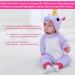 Doladola Baby Rompers Animal Hooded Onesie Toddler Jumpsuit 12-18 Months - Purple Unicorn - Buy Online on GoSupps.com