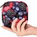 Portable Menstrual Bag for Women & Teens - Blueberry Raspberry Sanitary Napkin Storage - Perfect for Menstrual Cups - Buy Online on GoSupps.com