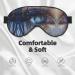 SSIMOO Eyelash Soft Sleep Eye Mask | Breathable Eye Patch for Women | Perfect Travel Accessory | Relaxation & Comfort Black - Buy Online on GoSupps.com