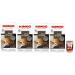 Kimbo Gusto Di Napoli caffe' italiano Caff Macinato Italian Caf moulu convient pour cafeti re Moka Lot de 4x 250 gr + Italian Gourmet polpa 400g