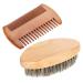 JTLB Men's Beard & Mustache Oval Brush Comb - Grooming Kit for Perfect Facial Hair & Shaving Care - Buy Online on GoSupps.com