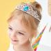Blue Diamond Snowflake Rhinestone Girls Tiara - Lovelyshop Princess Elsa Crown - Buy Online on GoSupps.com