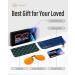Goiteia Blue Light Blocking Clip On Glasses|Computer and Gaming Clip On Eyeglasses for Better Night Sleep|Anti Eye Strain 99.9% Orange(better Sleep) - Buy Online on GoSupps.com