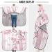 Waterproof Barber Cape - Pink Peach Blossom Cheetah Haircut Bib for Men & Unisex | Professional Hair Cutting Cape - Buy Online on GoSupps.com