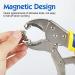 YZS Upgraded Version Snap Pliers Fastener Tool Kit Snap Installation Set Hand Tools for Fastening  Replacing Metal Snaps  Repairing Boat Covers  Canvas  Sewing  Tarps Blue+Yellow - Buy Online on GoSupps.com