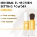 Buy Sunscreen Setting Powder SPF 35 - Mineral Brush Powder for Oil Control & Natural Matte Finish | Lightweight Translucent Loose Powder for All Skin Types - Buy Online on GoSupps.com
