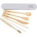 C4wrd Reusable 6-Piece Bamboo Cutlery Set in Metal Tin | Eco-Friendly Travel Utensils for On-the-Go Dining - Buy Online on GoSupps.com