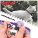 Mouyou Airtag Cat Neck Band - Soft Nylon Reflective Collar with Bell & Safety Clasp Adjustable 22-34cm Purple - Track Your Cat Safely! - Buy Online on GoSupps.com
