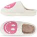 Smile Face Christmas Slippers for Women Men - Soft Plush Lightweight House Slippers (Size 3, 8.5-9.5 Women/7-8 Men) - Buy Online on GoSupps.com