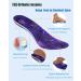 FDZ PORON Cushion Insoles for Plantar Fasciitis - Shock Absorbing Orthotic Inserts for Men & Women Flat Feet Relief Heavy Duty Work Boot Support (L - Buy Online on GoSupps.com