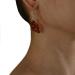 Feylie Heart Dangling Earrings | Gothic Punk Asymmetrical Ear Cuffs | Unique Heart Pendant Earrings for Halloween Party - Buy Online on GoSupps.com