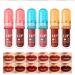 Mwqpgyh Tinted Lip Gloss 4.7ml x 6 Bottles Nourishing Non-Sticky Lipstick Makeup Set for Travel Going Out Wedding