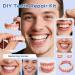 Denture Do it Yourself Full Set of Top and Bottom Fake Teeth for Improve Smile DIY Kit Easy and Convenient Fake Teeth Repair Missing Teeth Protect Your Teeth -0124 red - Buy Online on GoSupps.com