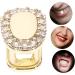Buy Packove 1 Set Gilded 18K Metal Grill Accessories - Stylish Decorative Grill for Stand Up & Press - Golden 1x0.8x1cm - Buy Online on GoSupps.com