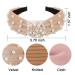 Jaciya 6-Pack Knotted Pearl Headbands for Women and Girls - Wide Top Knot Fashion Turban Hairbands - Vintage Hair Accessories - Buy Online on GoSupps.com