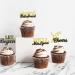 Ercadio 24 Pack Happy Retirement Cupcake Toppers Cheers Retired We'll Miss You LET the Fun Begin Cupake Toppers Picks Retirement Theme Farewell Birthday Party Cake Decorations Black Gold - Buy Online on GoSupps.com