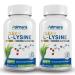 Palmara Health Clean L-Lysine 600mg, 120 Capsules | Vegan, Non-GMO, & Gluten Free (2 Pack (240 Capsules))