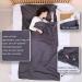 EXERMIL 100% Cotton Sleep Sack | All-Round Zipper | 87x43 Large Sheets for Traveling & Camping | Multifunctional Travel Sheets (Unzipped 87x87) | Lightweight | All Season Grey - Buy Online on GoSupps.com