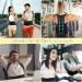Posture Corrector for Men & Women - Adjustable Back Brace for Upper Back Pain Relief Scoliosis & Hunchback Correction (L 33-37 - Buy Online on GoSupps.com