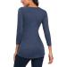 Love2Mi Maternity Nursing Shirt - Layered Design Wrap Top in Navy - Buy Online on GoSupps.com