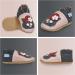 Soft Sole Baby Shoes - Leather Toddler Shoes for Baby Girl and Boy - Baby Walking Shoes 6-12 Months in Black Cat Design - Buy Online on GoSupps.com