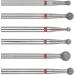 Lusofie 6Pcs Nail Drill Bits for Cuticle Clean and Gel Polishing - Professional Safety Cuticle Bits for Electric Nail File - 3/32'' Manicure & Pedicure Tools - Buy Online on GoSupps.com