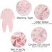 MAMIMAKA Baby Girls 6-9 Months Footed Pajamas - Hedgehog, Fox, Stars Design - Buy Online on GoSupps.com