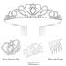 FRCOLOR Crystal Crowns and Tiaras 2 Pack - Elegant Princess Tiara Set for Birthdays, Weddings, and Proms - Buy Online on GoSupps.com