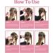 Kalolary 120Pcs Double Sided Hair Tape - Pink Hair Extension Tape Tabs for Lace Wig, Hairpiece, Toupee - Replacement Tape for Hair Extensions - Hair Weft Adhesive - Buy Online on GoSupps.com