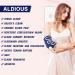 ALDIOUS Heated Elbow Wrap - Electric Heating Pad for Pain Relief | 10-90min Timer, 86-158 Temperature Setting | Suitable for Arm, Legs, Knee | Men and Women - Buy Online on GoSupps.com