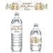 DISTINCTIVS Personalized Woodland Bear Baby Shower Water Bottle Labels - Customizable Waterproof Wrappers - 24 Stickers