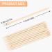 200 Pcs Eyebrow Wax Sticks | Wooden Spatulas for Hair Removal | Pointed Flat Handle - Buy Online on GoSupps.com