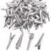 30MM Small Alligator Hair Clips, 100 Pieces Silver Metal Alligator Hair Pins Teeth Bows Crocodile Hair Clips Holders Accessories for Hair Care, Arts & Crafts Projects
