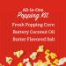 Franklin's Gourmet Popcorn 5-Pack - Butter Flavored Coconut Oil & Premium Butter Salt - Authentic Movie Theater Taste - 2oz Bags Made in USA - Buy Online on GoSupps.com