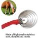 Curry Comb Reversible Stainless Steel Curry Comb Livestock Shedding Comb with Soft Touch Grip for Sheep Horses Cows(6 Rings) As shown - Buy Online on GoSupps.com
