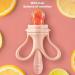 Shop Pink Silicone Baby Fruit Food Pacifier | Safe & Convenient Everyday Use | International Shipping - Buy Online on GoSupps.com