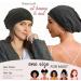 100% Mulberry Silk Lined Sleep Cap - Green | Hat Hut Pure Silk Bonnet - Buy Online on GoSupps.com