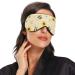 Haskirky Light Blocking Eye Mask | Breathable & Adjustable for Men and Women | Ideal for Travel, Yoga, Meditation, Office, and Deep Sleep | Sunflowers Plaid Design - Buy Online on GoSupps.com